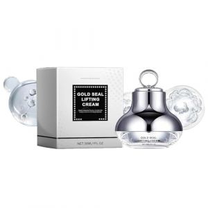 Crème Visage Liftante Gold Seal, Crème Raffermissante Anti-Rides au Collagène, Lotion Hydratante Profonde Longue Durée, pour Tous Types de Peaux (guangzhouliuqiyongshangmaoyouxiangongsi, neuf)