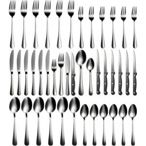 Xespis Couverts de Table 6 Personnes, M&eacute;nag&egrave;re 36 Pi&egrave;ces en Acier Inoxydable, avec Couteau Fourchette Cuill&egrave;re, Polis et Lavables au Lave-Vaisselle, pour Maison, F&ecirc;te, Restaurant (VASILCA MOCHO S.R.L., neuf)