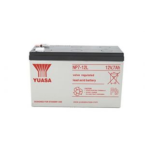 YUASA NP7&ndash;12 Batterie au Plomb 6,3 mm (RDLB, neuf)