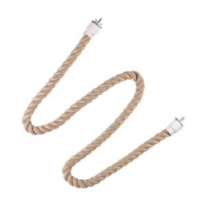 Qianly Support de Perche à Oiseaux, perchoir Suspendu en Corde de Perroquet, Jouet de Perroquet, calopsittes, perchoirs en Corde d'oiseau pour Conures de, Je (Conbooes, neuf)