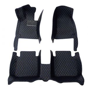 Maipula Tapis de sol de voiture pour BMW S&eacute;rie 3 E90 E93 2008-2012 Toutes saisons Imperm&eacute;able et r&eacute;sistant &agrave; l'usure, Tapis de voiture sp&eacute;cifiques au v&eacute;hicule, avec sac, noir et bleu (maipula, neuf)