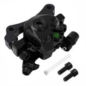 HERCHR Dispositif de Disque de Frein pour Scooter &Eacute;lectrique, L'&eacute;trier de Frein Arri&egrave;re &agrave; Disque de Scooter 10po &Eacute;trier de Frein M&eacute;canique pour V&eacute;lo et Scooter Frein &agrave; Disque Avant Arri&egrave;re (Noir) (YuchooesEU, neuf)