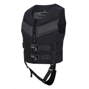 Gilet d'aide à la flottabilité, Gilet de Sauvetage for Adulte Gilets flottaison extérieur d'aide à la flottabilité en Néoprène pour Le Bateau, Le Rafting, Le Surf (holid-amu, neuf)
