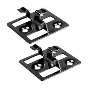 Lot de 100 clips de fixation pour lames de terrasse WPC en acier inoxydable - Entretoises cachées pour lames de terrasse WPC BPC (noir, espace : 3 mm, hauteur : 7 mm) (wuhanyaoyoudianzikejiyouxiangongsi, neuf)
