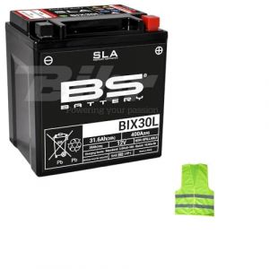 Compatible avec Harley Davidson FLHT Electra Glide Standard 1584 da Anno 2007 al 2010 Batterie YIX30L BS BIX30L SLA 30 AH AMP&Egrave;RE 12V ACTIV&Eacute;E PR&Ecirc;TE ET CHARG&Eacute;E &Agrave; L'UTILISATION 165X125X175MM (CLICK&GO, neuf)