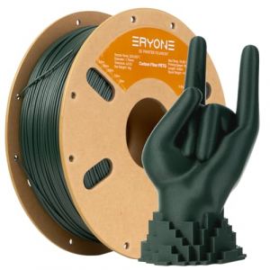 ERYONE PETG Carbon Fiber Filament 1.75mm, PETG CF Filament for 3D Printer, 1KG, +/-0.03mm, Olive Green (Eryone-EU, neuf)