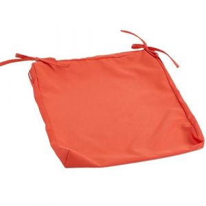 JORTUIO Housse de Coussin de Chaise Imperméable 40x40 50x50 45x45 cm, Housses de Coussin de Siège de Jardin,Amovibles, pour Intérieur et Extérieur, Terrasse Meubles(Orange,43x40x5 cm) (Danansentt Shop, neuf)