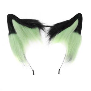 Watreketal Serre Tete,Serre-tête oreilles de chat Cosplay Femme Étudiants Carnavals Personnage d'anime Serre-tête oreilles de chat Serre-têtes en peluche Cerceau de cheveux de Noël (Xuanlang Trading, neuf)