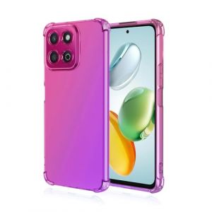 HONLEN Coque pour Honor 200 Smart/Honor X7C &Eacute;tui, (6.8" inches) Transparente D&eacute;grad&eacute;e TPU Silicone Quatre Coins Renfort d'angle Case (HONLEN, neuf)