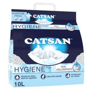 g&eacute;n&eacute;rique CATSAN &ndash; Liti&egrave;re Min&eacute;rale Ultra Absorbante Non Agglom&eacute;rante, Confort Optimal pour Chats (10L) (March&eacute; Parisien, neuf)
