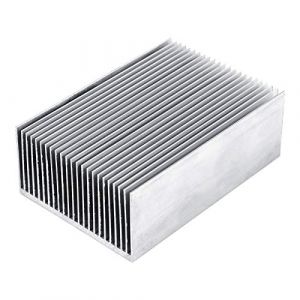 Jadeshay Dissipateur De Chaleur, 23 dents Dissipateur de Chaleur en Aluminium Dissipateur Thermique de Chaleur Radiateur pour Module IC de Transistor d'amplificateur &agrave; LED, 100 x 69 x 36 mm (jadeshay, neuf)