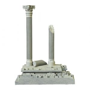 perfk D&eacute;coration de Colonne Romaine, ruines Romaines, Ornement en r&eacute;sine, Mini Petit Aquarium, Accessoires d'aquarium 185 mm, r&eacute;aliste, Set B (perfk, neuf)