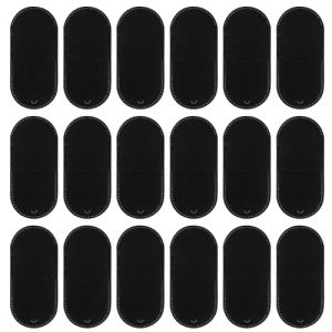 GALPADA Lot de 24 Cache-&OElig;il Noir Grosse Taille en Tissu Non Tiss&eacute; R&eacute;utilisable pour Lunettes Cache-&OElig;il Droit pour Strabisme et Amblyopie Confort Hypoallerg&eacute;nique pour Gar&ccedil;on et Filles (Hargrove Hare, neuf)