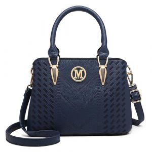 Miss Lulu Sac à main femme élégant-sac a main femmes bandoulieres motif chevron,sac besace sacoche femme - Idéal courses/travail (Domile Direct, neuf)
