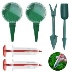 Lot de 6 Distributeurs de Semences Miniatures - Outil de Jardinage Manuel, Semoir à Graines Précis pour Petites Graines, Légumes, Fleurs, Kit de Semis pour Jardin, Plantes en Pots (fanxiao3, neuf)