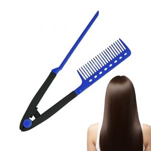 Peigne Lisseur Pour Cheveux - Lisseur &Agrave; Forme V Pour Cheveux - Brosse &Agrave; Lisser Pour Coiffure | Pour Un Usage &Agrave; La Maison, En Voyage, Pour Les Sorties, &Agrave; L'h&ocirc;tel Et Pour Les (prosar, neuf)