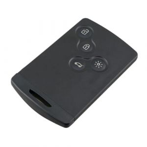 HooRLZ Coque Cl&eacute; Renault, pour Renault Koleos Captur Clio 4 M&eacute;gane 3 Laguna 3 Scenic 3, Boitier Cl&eacute; Renault Clio, Clef Renault M&eacute;gane - 4 Boutons (HooRLZ, neuf)