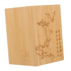 minkissy Porte-pinceaux De Maquillage &Eacute;l&eacute;gant &ndash; Organiseur De Bureau En Bois Porte-brosse &Agrave; Dents Rustique Pot &Agrave; Crayons Pour La D&eacute;coration Int&eacute;rieure (Master Self, neuf)