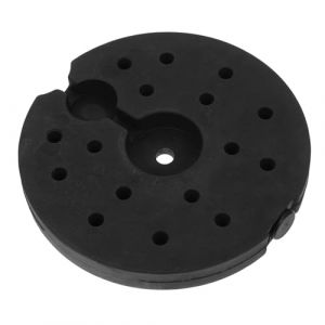 STOBAZA Base Lest&eacute;e Pour Lampadaire Et Lampe De Bureau 19X19X0.8 Pouces Socle En Fer Contrepoids Stable Pour Pied De Lampe Accessoire De Bricolage (Vitong, neuf)