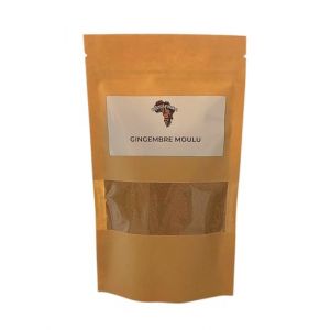 Gingembre moulu – Poudre naturelle et aromatique – Épice énergisante pour plats, sauces et infusions – 50g (KISSABOUTIQUE, neuf)