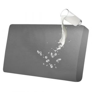 BXFUL Housse de Coussin Extensible de canapé imperméable, Simili Cuir Housse Coussin D'assise Antidérapant Housse de siège de canapé pour canapé (Très Grand 2 Places,Gris foncé) (ZIQIONG, neuf)