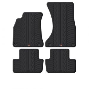 Travall Mats Tapis de Voiture Compatible avec Audi A5 Cabriolet (2009-2013) A5 Coupé (2007-2016) TRM1117 - Tapis de Sol en Caoutchouc sur Measure (travallfr, neuf)
