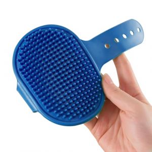 Arroopu Brosse Pour Soins Des Chats - Brosse de Toilettage pour Chats avec Lanière | Peigne en Silicone pour Poils Longs et Courts Outil de Massage Polyvalent (alieng, neuf)