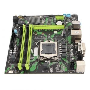 Carte M&egrave;re de Bureau, Carte M&egrave;re B75 HMPLUS LGA 1155 Slot 4 DDR3 6 Gbps NVME PCIe X16 ATX, avec Interface SATA M.2 Sortie VGA DVI HDMI, pour Core I7 I5 I2 (Wuqiek, neuf)