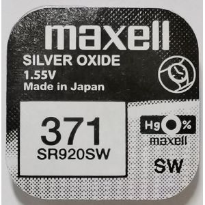 Pile Bouton 371/SR920SW (P & F France, neuf)