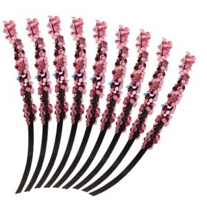 WRITWAA 1 Bo&icirc;te De Faux Cils Faux Cils Manga Fins Pour Les Yeux Faux En Grappe Faux Cosm&eacute;tiques Color&eacute;s Fibres Roses En Laine (Saieli, neuf)