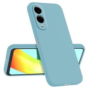 Longstong Coque Compatible avec Samsung Galaxy S25 Edge (6.7"), Fine Antichoc Personnalis&eacute;e Design Minimaliste - Bleu Clair (Longstong, neuf)