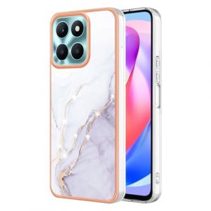 SEAHAI Coque pour Honor X7c / Honor 200 Smart 5G, Ultra Mince &Eacute;l&eacute;gant en Silicone Souple Motifs Color&eacute;s Coque Brillante Antichoc, TPU Gel Etui R&eacute;sistant - Blanche (Liner-EU, neuf)