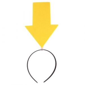 Cabilock Flèche Bandeau Halloween Cheveux Cerceau Drôle Flèche Tête Bande De Cheveux Créatif Flèche Tête Boppers Décoratif Costume Coiffure Diadème Femmes Filles Cheveux Accessoires Jaune (Thomas Zack Yang, neuf)