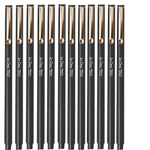 MARVY UCHIDA LE PEN Lot de 12 stylos noirs, s&eacute;rie 4300 (SHOPOLOGY STORE FR, neuf)