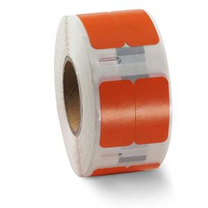 BETCKEY - 2 Rouleaux 11353 &Eacute;tiquette couleur Compatible avec DYMO S0722530, 13mm x 25mm, 2000 &Eacute;tiquettes Polyvalentes(Orange) Pour DYMO LabelWriter 450, 4XL, NON Pour 550 ou 5XL (BETCKEY-EU, neuf)