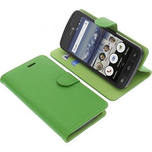 foto-kontor Housse Compatible avec Doro 8040 Style Livre Vert Coque de Protection Portefeuille (Foto-Kontor, neuf)