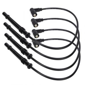 Anlseiod 4x Câble d'allumage pour Clio 2 Kangoo Twingo 1 Twingo 2 Cable bougie allumage Fil Bougie Twingo I II 0300891604 8200713680 (ANSAIDE, neuf)