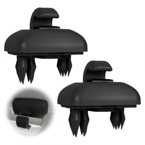 2 Pièces Pare Soleil Voiture Clips,Clip pour Pare-Soleil de Voiture,Rochets Fixation,Audi Crochet,Pièces de Rechange pour Car Pare-Soleils de Voiture avec Audi A1 A3 A4L A5 A6L A7 Q3 Q5 (8E0 857 562) (JingXuan-shop, neuf)