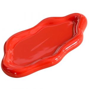 ARJDXDP Coupelle Decorative Ceramique, Plateau Décoratif Nuage Petits Plateaux à Clés Bijoux pour Mettre la Table,Salle de Bain(Rouge) (CRUI, neuf)