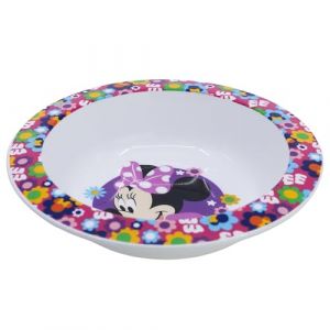 Bol réutilisable pour enfant Minnie - Passe au micro-ondes (SQ STORE, neuf)