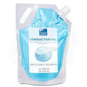 Gel Conducteur Professionnel : Radiofréquence, Electrostimulateur Musculaire, Ultrasons, Électrodes, Cavitation, Epilateur Lumiere Pulsee, Epilateur Laser - 1000 ml (OmBiance, neuf)