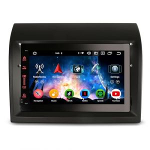 Erisin 8-cœur 4GO+64GO Android 14 Autoradio Bluetooth GPS Navigateur pour Fiat Ducato Citroen Jumper Peugeot Boxer 7 Pouces Écran Tactile IPS Support CarPlay Android Auto DSP WiFi 4G Dab+ FM Canbus (Erisin Shop, neuf)
