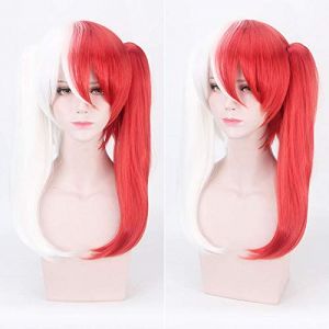 Perruque à assortir à des vêtements pour déguisement, déguisement Boom La Reine des Neiges Cosplay Perruque Rouge et Blanc (good stuff A, neuf)