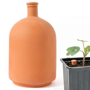 Ollas Pot d'arrosage en argile avec couvercle en terre cuite 25,4 x 15,2 cm avec couvercle pour arrosage des plantes en terre cuite (pu tian shi han jiang qu suo ting mao yi you xian gong si, neuf)