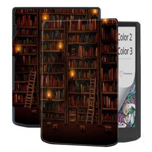 &Eacute;tui pour Pocketbook Inkpad Color 3/Color 2/InkPad 4/Vivlio InkPad 4 eReader Pocketbook Couleur 2 Couverture en cuir TPU avec mise en veille/r&eacute;veil automatique pour &eacute;tui PocketBook (TSG) (shaofeng store, neuf)