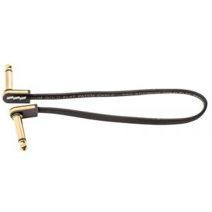 EBS - Câble plat 28 cm, Or, 1/4" Mâle à Femelle, Compatible avec différents instruments de musique et équipements audio (yodabreton, neuf)