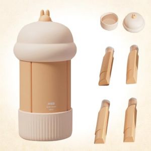 FISH DRAGATE 4-en-1 bouteille de voyage silicone,flacons de voyag anti-fuite,rechargeables,240 ml,flacon kit voyage avion contenant pour shampooing, cr&egrave;me, liquides et lotion (DiUDUO, neuf)