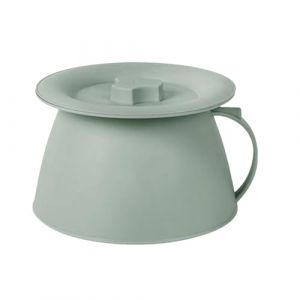 Pot de chambre, urinoir &agrave; broche portable, pot de nuit avec couvercle, seau de toilette l&eacute;ger avec poign&eacute;e, urinoir facile, pratique pour la voiture, le camping, la tente, la chambre, la maison (xuaesiy, neuf)