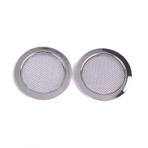 YARNOW Inserts De Rosace De Guitare Résonateur En Métal Chromé, Dimension 6 x 4,75 x 0,55 M, Compatible Dobro Et Guitares à Résonateur Pour Luthiers (Karrymao, neuf)