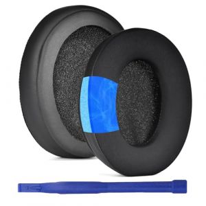 umvowuxa WH-CH710N Coussinets de Rechange compatibles avec Casque Sony WH-CH700N/WH-CH710N/WH-CH720N /WH-XB900N/WH-RF400&MDR-ZX780/MDR-ZX770/MDR-10R, Cuir prot&eacute;in&eacute; Souple (Gel/Noir) (Umvowuxa, neuf)